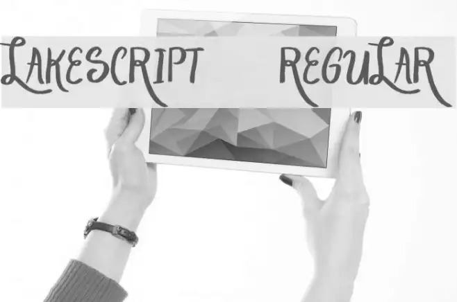 LakeScript-Regular Example 1