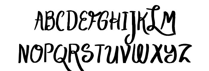 LakeScript-Regular Font LOWERCASE