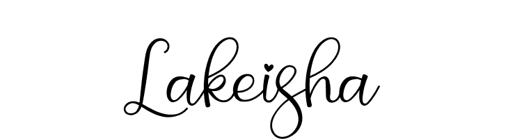 Lakeisha  les polices de caractères gratuit tlcharger