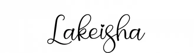 Lakeisha  免费字体下载