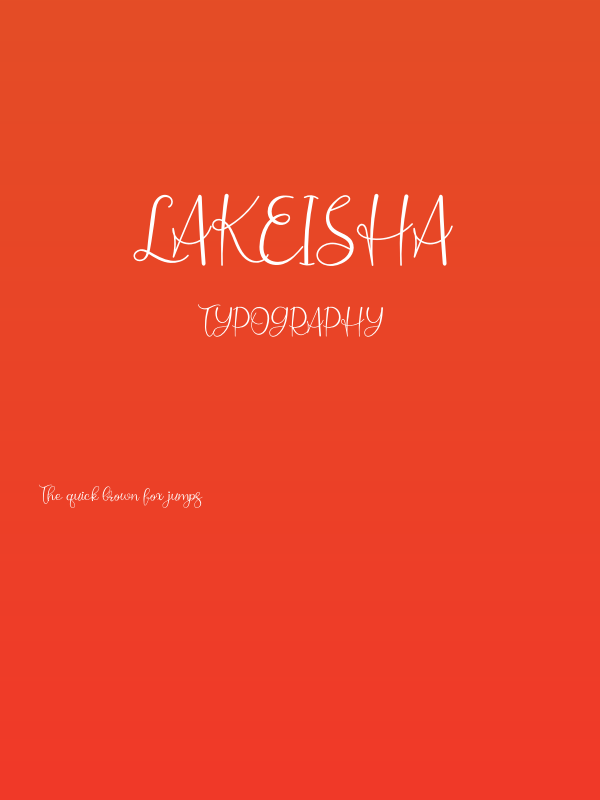 Lakeisha Poster