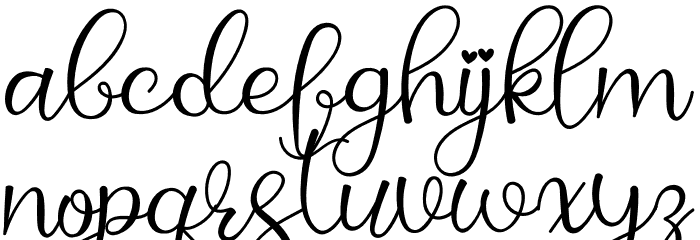 Lakeisha Font LOWERCASE