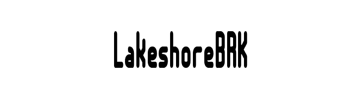 Lakeshore BRK  Free Fonts Download