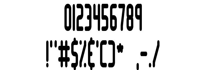 Lakeshore BRK Font OTHER CHARS