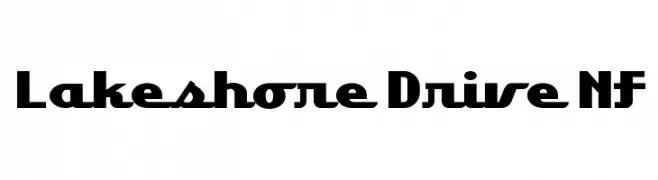 Lakeshore Drive NF  font caratteri gratis