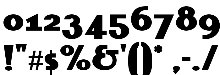 Lakeshore Drive NF Font OTHER CHARS