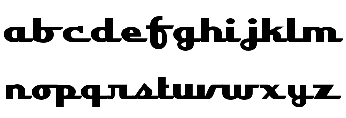 LakeshoreDrive Font LOWERCASE
