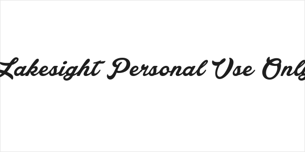 Lakesight Personal Use Only Logo