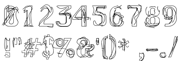 Lakestreet Font OTHER CHARS
