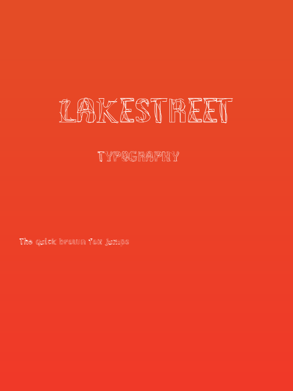 Lakestreet Poster