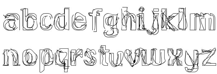 Lakestreet Font LOWERCASE