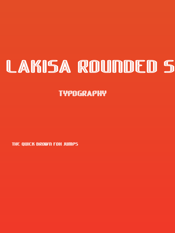 Lakisa Rounded Stencil Expanded Poster