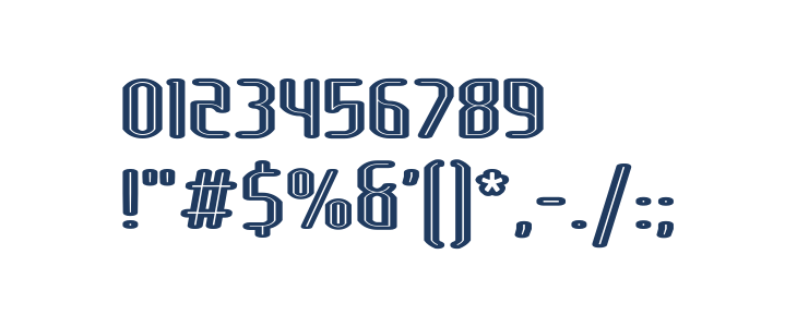 Lakisa Rounded Stencil Other Characters