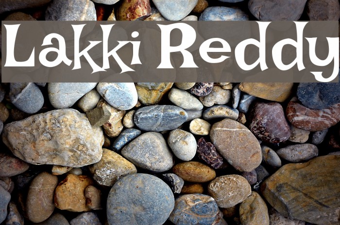 Lakki Reddy Font examples