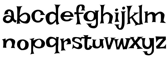 Lakki Reddy Font LOWERCASE