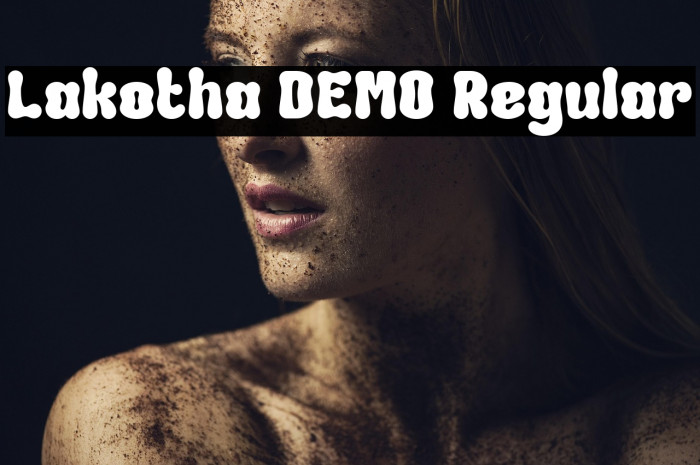 Lakotha DEMO Regular Fonte examples