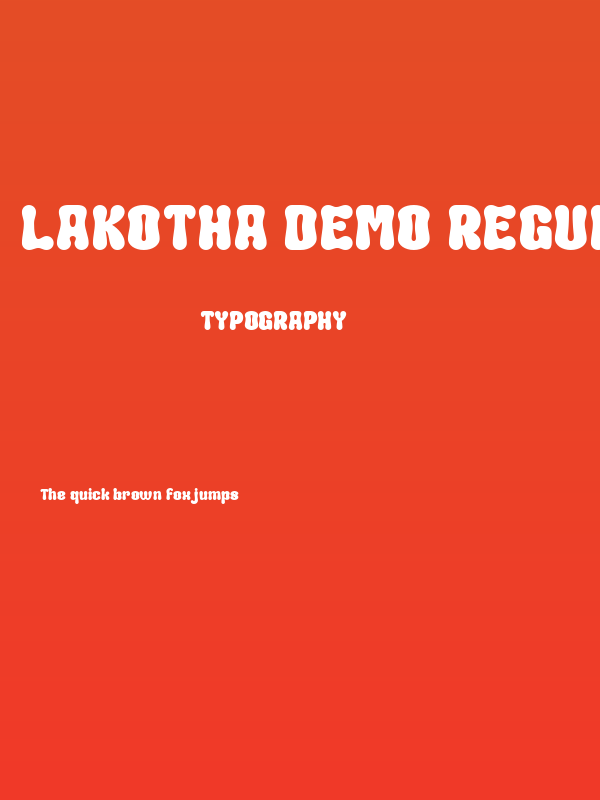 Lakotha DEMO Regular Poster