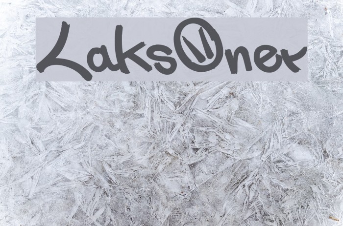 LaksOner Font examples