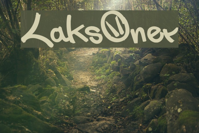 LaksOner Font examples