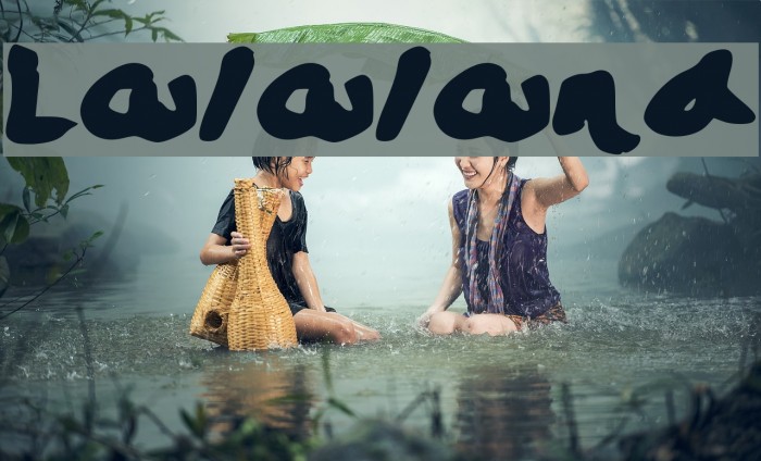 Lalaland Font examples