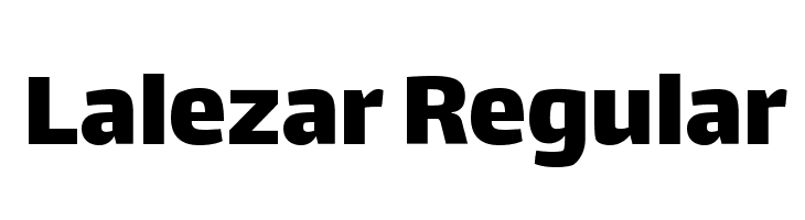 Lalezar Regular Font