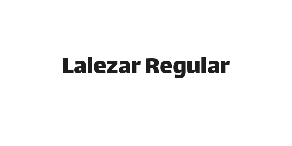 Lalezar Regular Logo