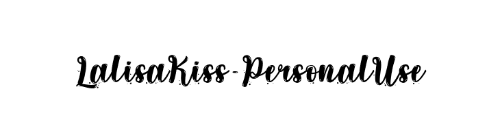 Lalisa Kiss - Personal Use  Frei Schriftart Herunterladen