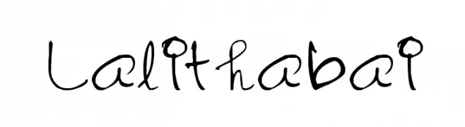 Lalithabai  Free Fonts Download