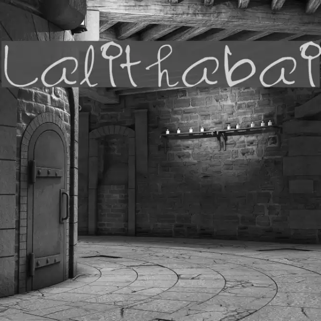 Lalithabai Font examples