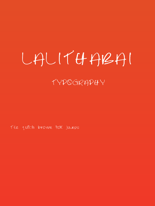 Lalithabai Poster