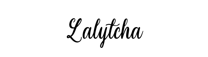 Lalytcha  font caratteri gratis