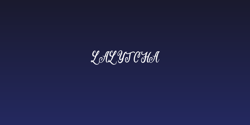 Lalytcha Social Header