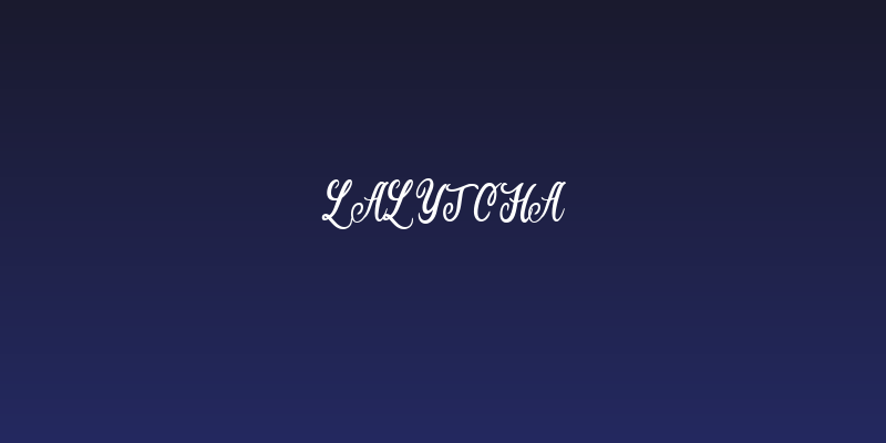 Lalytcha Social Header