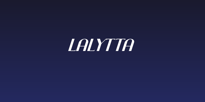Lalytta Social Header