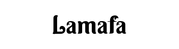 Lamafa  Frei Schriftart Herunterladen