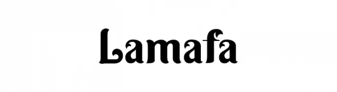 Lamafa  font caratteri gratis