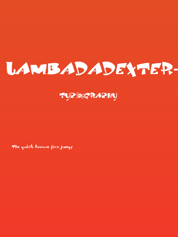 LambadaDexter-Medium Poster