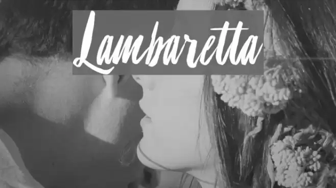 Lambaretta Font examples