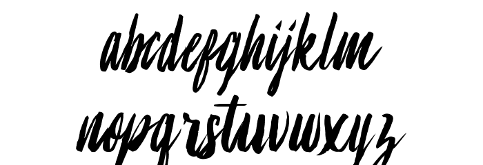 Lambaretta Font LOWERCASE
