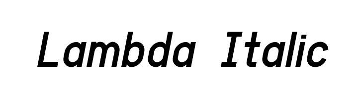 Lambda Italic  नि: शुल्क फ़ॉन्ट्स डाउनलोड