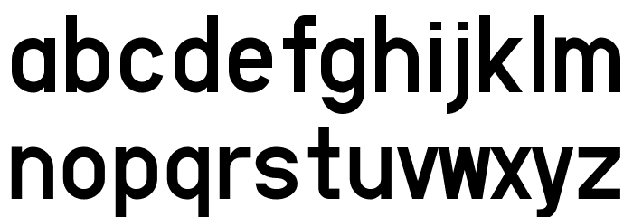 Lambda Font LOWERCASE