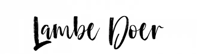 Lambe Doer  font caratteri gratis