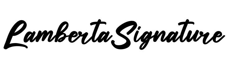 Lamberta Signature  नि: शुल्क फ़ॉन्ट्स डाउनलोड