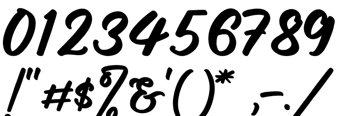 Lamberta Signature Font OTHER CHARS