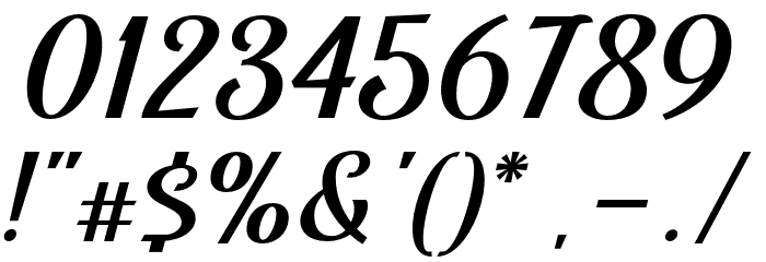 Lambo Medium Font OTHER CHARS