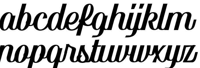 Lambo Medium Font LOWERCASE