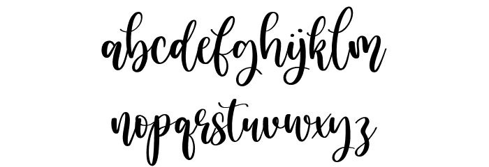Lambodia Font LOWERCASE