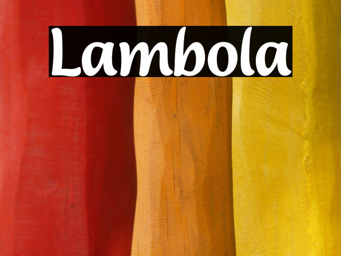 Lambola Example 2