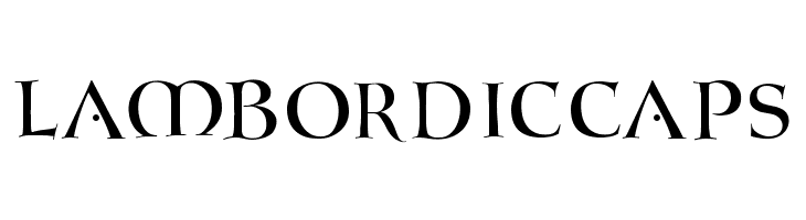 LambordicCaps  baixar fontes gratis