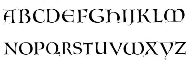 LambordicCaps Schriftart Groß